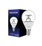 Noxion Lucent Lustre LED E14 Sferica Chiara 5.5W 470lm - 822-827 Dim to Warm | Dimmerabile - Sostitutiva 60W