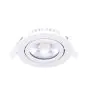 Noxion LED Inclinabile Slim Spot Bianca Il Giro 5W 550lm 60D - 940 Bianco Freddo | 85mm - IP54 - Dimmerabile - Miglior resa cromatica