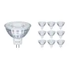 Confezione Multipack 10x Philips Corepro LEDspot GU5.3 MR16 2.9W 230lm 36D - 827 Bianco Molto Caldo | Sostitutiva 20W