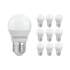 Confezione Multipack 10x Noxion Lucent Classic LED E27 Sferica Ghiaccio 2.5W 250lm - 827 Bianco Molto Caldo | Sostitutiva 25W